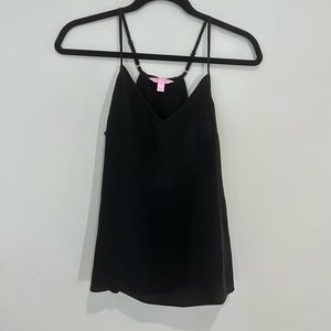Lilly Pulitzer Dusk racer back silk tank top. Size Medium.